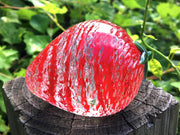 strawberry with ashes